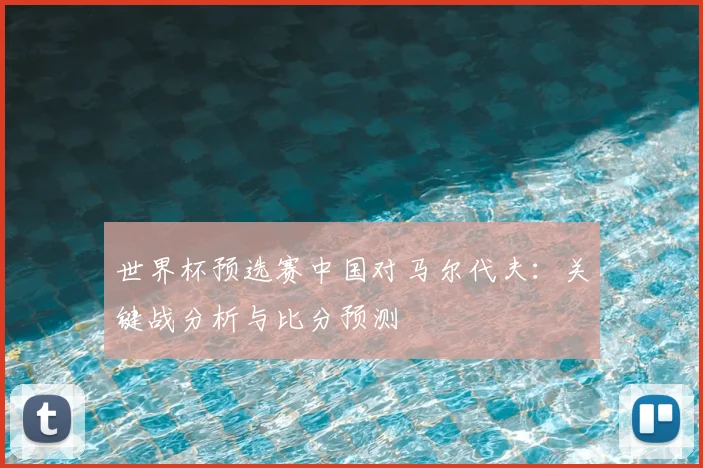 世界杯预选赛中国对马尔代夫：关键战分析与比分预测